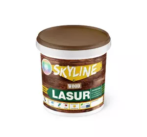 Лазурь декоративно-защитная для обработки дерева LASUR Wood SkyLine Бесцветная 0.4 л