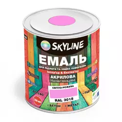 Эмаль для пола SkyLine Розовая RAL 3015 0.75 л