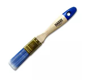 Кисть плоская, 1", смесь натуральной щетины и полиэстера, длина щетины 51 мм, деревянная ручка HARDY