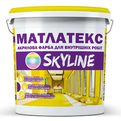 Краска для интерьера акриловая водно-дисперсионная Матлатекс SkyLine 7 кг