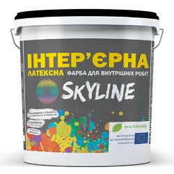 Краска ИНТЕРЬЕРНАЯ Латексная для стен, потолков, дверей SkyLine 4,2 кг