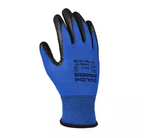 Перчатки трикотажные EXTRAGRAB синие с латексным покрытием, размер 10, арт. 4198