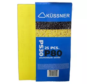 Наждачная бумага Kussner PS30, Р80, 115 x 280 мм, уп. 25 шт.
